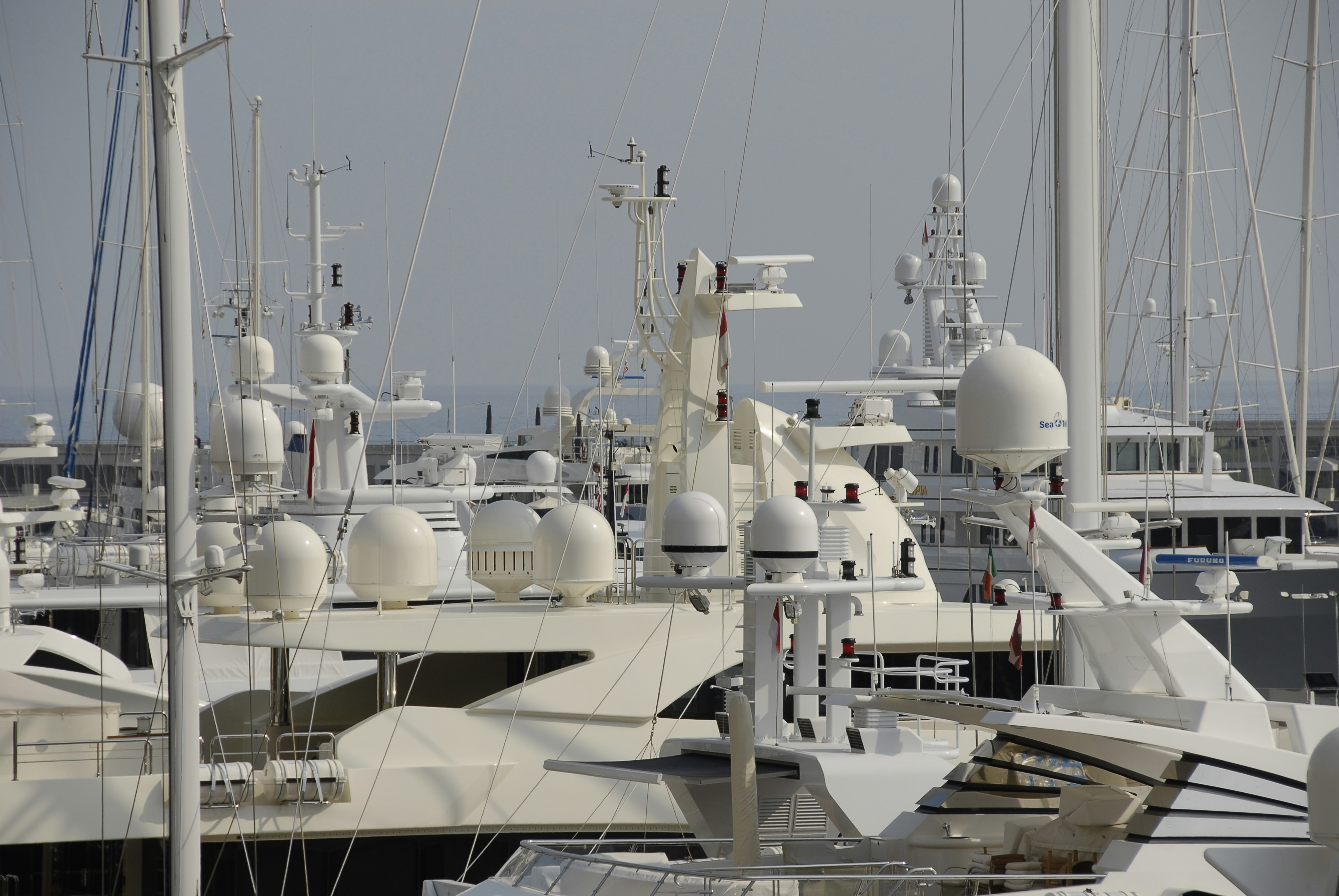 Superyachts in Port Vauban Antibes French Riviera yacht charter destination